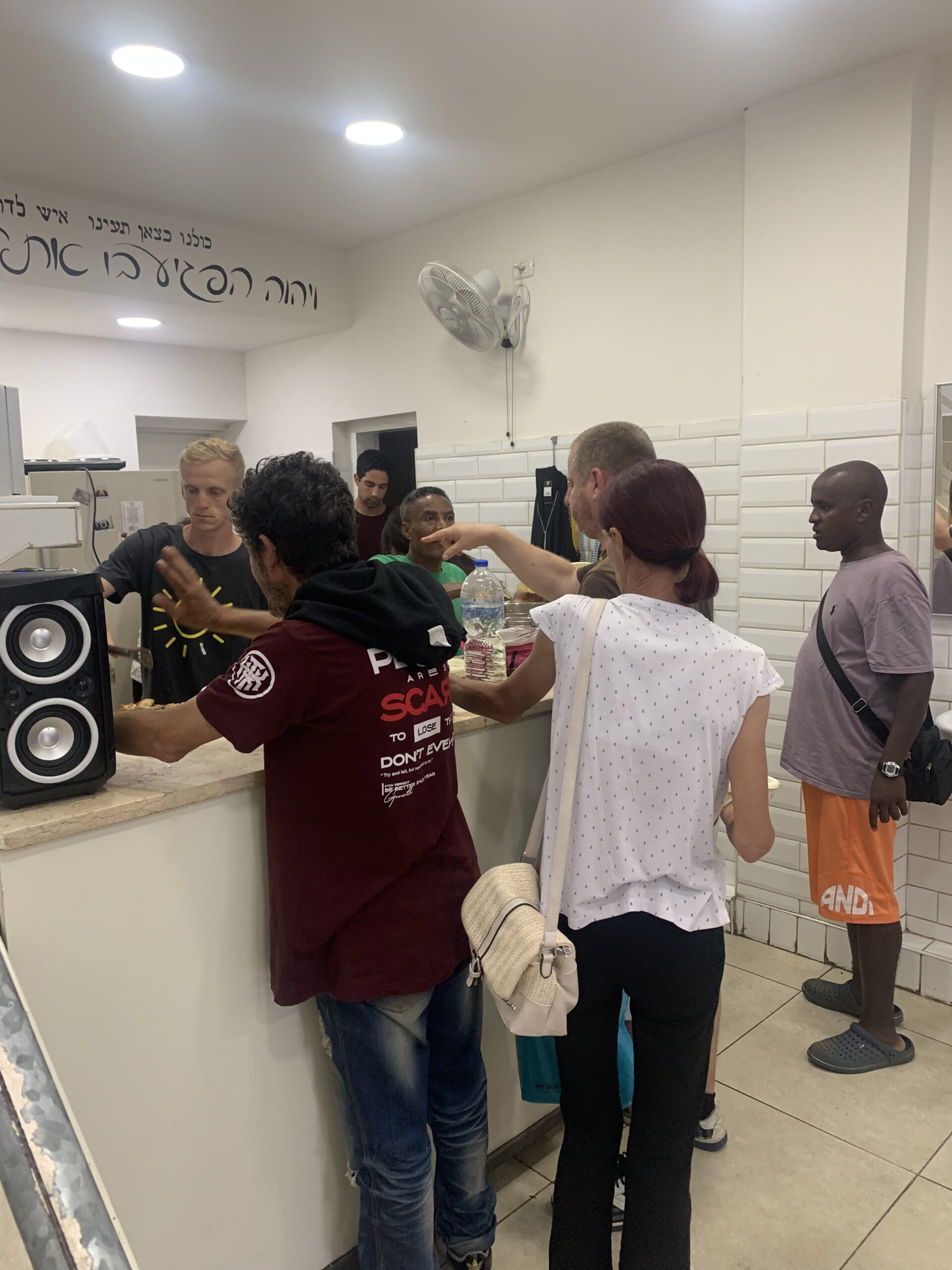 Souls At 1 Of The Soup Kitchens In Tel Aviv